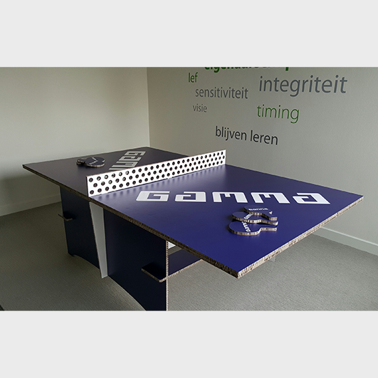 Visuele communicatie - Ping pongtafel Gamma