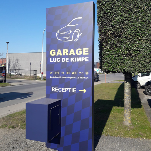 Visuele communicatie - Garage Luc de Kimpe